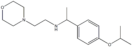  [2-(morpholin-4-yl)ethyl]({1-[4-(propan-2-yloxy)phenyl]ethyl})amine