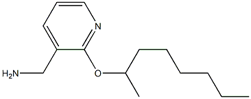 [2-(octan-2-yloxy)pyridin-3-yl]methanamine Struktur