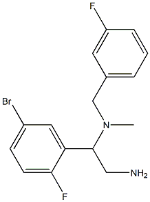  [2-amino-1-(5-bromo-2-fluorophenyl)ethyl][(3-fluorophenyl)methyl]methylamine