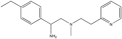 [2-amino-2-(4-ethylphenyl)ethyl](methyl)[2-(pyridin-2-yl)ethyl]amine