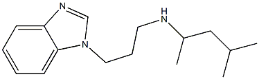 [3-(1H-1,3-benzodiazol-1-yl)propyl](4-methylpentan-2-yl)amine Structure