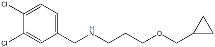[3-(cyclopropylmethoxy)propyl][(3,4-dichlorophenyl)methyl]amine Structure