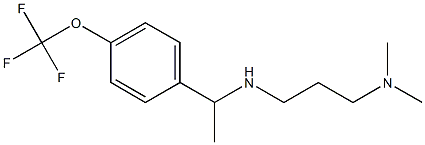[3-(dimethylamino)propyl]({1-[4-(trifluoromethoxy)phenyl]ethyl})amine Structure