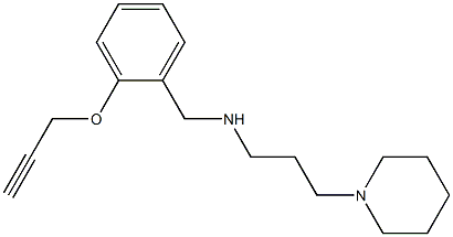 [3-(piperidin-1-yl)propyl]({[2-(prop-2-yn-1-yloxy)phenyl]methyl})amine