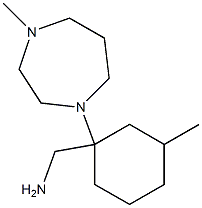  [3-methyl-1-(4-methyl-1,4-diazepan-1-yl)cyclohexyl]methanamine
