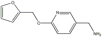 [6-(2-furylmethoxy)pyridin-3-yl]methylamine Structure