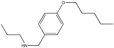 {[4-(pentyloxy)phenyl]methyl}(propyl)amine Structure
