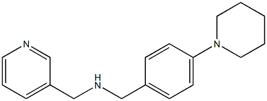 {[4-(piperidin-1-yl)phenyl]methyl}(pyridin-3-ylmethyl)amine