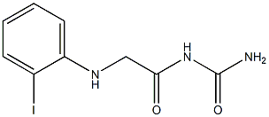 {2-[(2-iodophenyl)amino]acetyl}urea Struktur