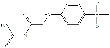 {2-[(4-methanesulfonylphenyl)amino]acetyl}urea