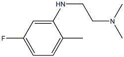 {2-[(5-fluoro-2-methylphenyl)amino]ethyl}dimethylamine Structure