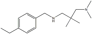 {2-[(dimethylamino)methyl]-2-methylpropyl}[(4-ethylphenyl)methyl]amine