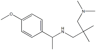 {2-[(dimethylamino)methyl]-2-methylpropyl}[1-(4-methoxyphenyl)ethyl]amine|