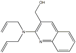 {2-[bis(prop-2-en-1-yl)amino]quinolin-3-yl}methanol Structure