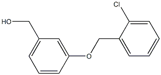 {3-[(2-chlorophenyl)methoxy]phenyl}methanol Struktur