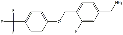  {3-fluoro-4-[4-(trifluoromethyl)phenoxymethyl]phenyl}methanamine