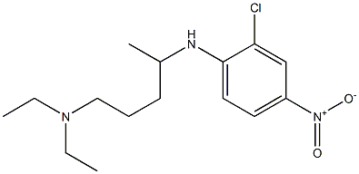 {4-[(2-chloro-4-nitrophenyl)amino]pentyl}diethylamine