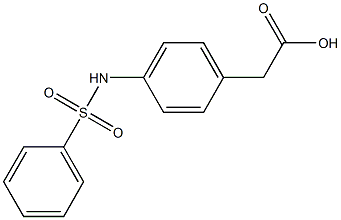 {4-[(phenylsulfonyl)amino]phenyl}acetic acid