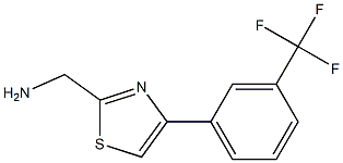  {4-[3-(trifluoromethyl)phenyl]-1,3-thiazol-2-yl}methanamine