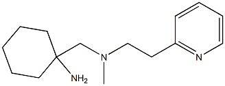  1-({methyl[2-(pyridin-2-yl)ethyl]amino}methyl)cyclohexan-1-amine