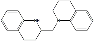 1-(1,2,3,4-tetrahydroquinolin-2-ylmethyl)-1,2,3,4-tetrahydroquinoline Structure