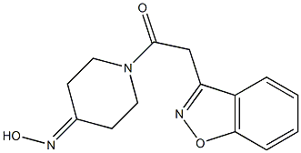 1-(1,2-benzisoxazol-3-ylacetyl)piperidin-4-one oxime|