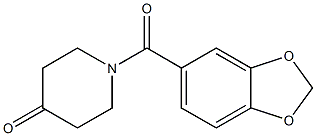  1-(1,3-benzodioxol-5-ylcarbonyl)piperidin-4-one