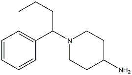 1-(1-phenylbutyl)piperidin-4-amine Structure