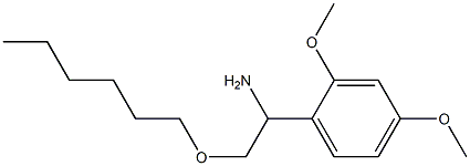  1-(2,4-dimethoxyphenyl)-2-(hexyloxy)ethan-1-amine