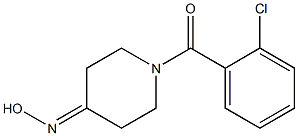 1-(2-chlorobenzoyl)piperidin-4-one oxime Structure