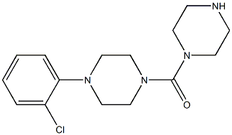 1-(2-chlorophenyl)-4-(piperazin-1-ylcarbonyl)piperazine