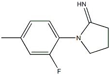  1-(2-fluoro-4-methylphenyl)pyrrolidin-2-imine