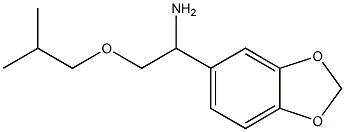1-(2H-1,3-benzodioxol-5-yl)-2-(2-methylpropoxy)ethan-1-amine
