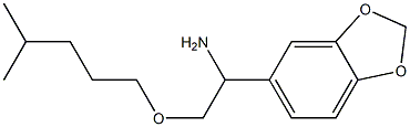 1-(2H-1,3-benzodioxol-5-yl)-2-[(4-methylpentyl)oxy]ethan-1-amine