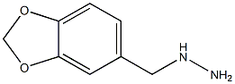 1-(2H-1,3-benzodioxol-5-ylmethyl)hydrazine Struktur