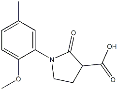 1-(2-methoxy-5-methylphenyl)-2-oxopyrrolidine-3-carboxylic acid