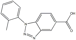  1-(2-methylphenyl)-1H-1,2,3-benzotriazole-5-carboxylic acid