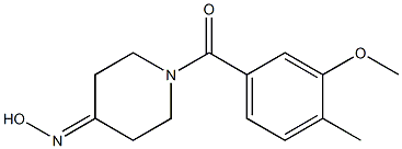 1-(3-methoxy-4-methylbenzoyl)piperidin-4-one oxime