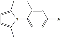 1-(4-bromo-2-methylphenyl)-2,5-dimethyl-1H-pyrrole Structure