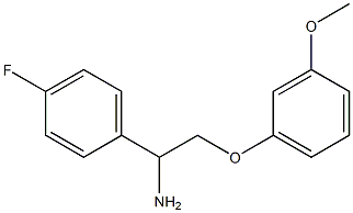 1-(4-fluorophenyl)-2-(3-methoxyphenoxy)ethanamine|