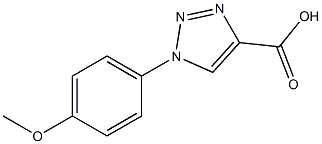 1-(4-methoxyphenyl)-1H-1,2,3-triazole-4-carboxylic acid Structure