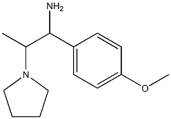1-(4-methoxyphenyl)-2-pyrrolidin-1-ylpropan-1-amine