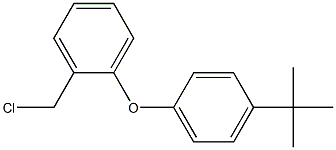 1-(4-tert-butylphenoxy)-2-(chloromethyl)benzene Struktur