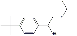 1-(4-tert-butylphenyl)-2-(propan-2-yloxy)ethan-1-amine Structure