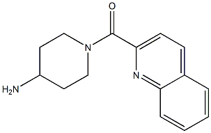 1-(quinolin-2-ylcarbonyl)piperidin-4-amine Structure