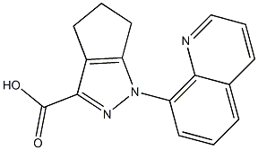 1-(quinolin-8-yl)-1H,4H,5H,6H-cyclopenta[c]pyrazole-3-carboxylic acid