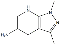 1,3-dimethyl-1H,4H,5H,6H,7H-pyrazolo[3,4-b]pyridin-5-amine Structure