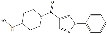 1-[(1-phenyl-1H-pyrazol-4-yl)carbonyl]piperidine-4-hydroxylamine
