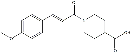 1-[(2E)-3-(4-methoxyphenyl)prop-2-enoyl]piperidine-4-carboxylic acid