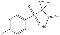 1-[(4-methylphenyl)sulfonyl]cyclopropanecarboxylic acid Structure